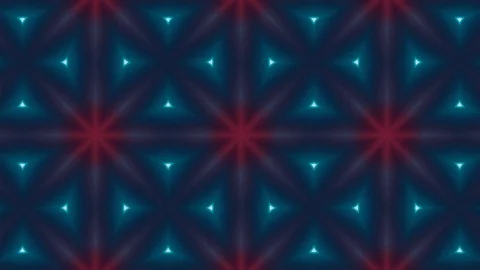 Poly Art Kaleidoscope Hypnotic Pattern Animation Footage Stock Footage 122704629
