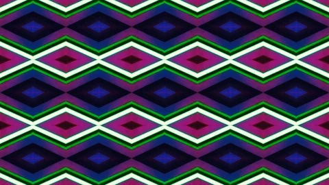 Poly Art Kaleidoscope Hypnotic Pattern Animation Footage Stock Footage 122704630