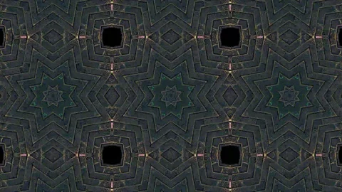 Poly Art Kaleidoscope Hypnotic Pattern Animation Footage Stock Footage 122705071