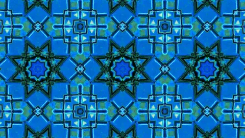 Poly Art Kaleidoscope Hypnotic Pattern Animation Footage Stock Footage 122705098