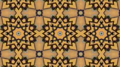 Poly Art Kaleidoscope Hypnotic Pattern Animation Footage Stock Footage 122705114