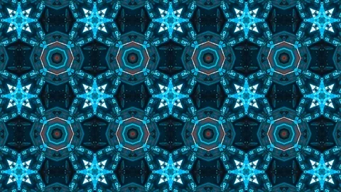 Poly Art Kaleidoscope Hypnotic Pattern Animation Footage Stock Footage 122705180