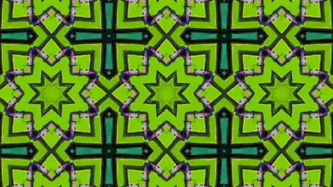 Poly Art Kaleidoscope Hypnotic Pattern Animation Footage Stock Footage 122705205