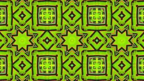 Poly Art Kaleidoscope Hypnotic Pattern Animation Footage Stock Footage 122705369