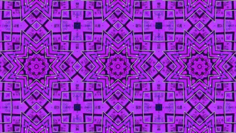 Poly Art Kaleidoscope Hypnotic Pattern Animation Footage Stock Footage 122705455