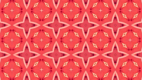 Poly Art Kaleidoscope Hypnotic Pattern Animation Footage Video stock 122705658