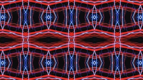 Poly Art Kaleidoscope Hypnotic Pattern Animation Footage Stock Footage 122706862