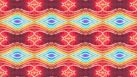 Poly Art Kaleidoscope Hypnotic Pattern Animation Footage Stock Footage 122706986