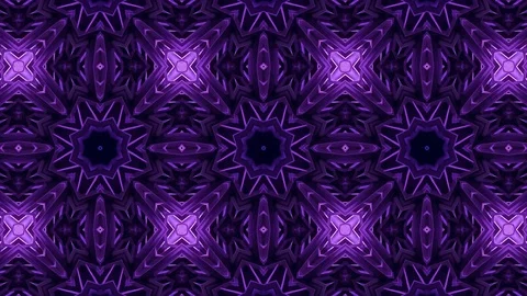 Poly Art Kaleidoscope Hypnotic Pattern Animation Footage Stock Footage 122707028
