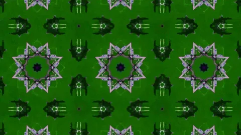 Poly Art Kaleidoscope Hypnotic Pattern Animation Footage Stock Footage 122707039