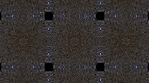 Poly Art Kaleidoscope Hypnotic Pattern Animation Footage Stock Footage 122707138