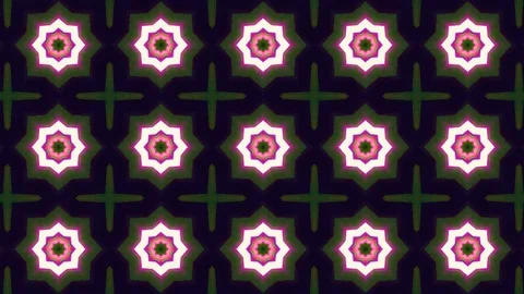 Poly Art Kaleidoscope Hypnotic Pattern Animation Footage Stock Footage 122708420