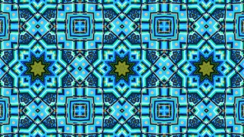 Poly Art Kaleidoscope Hypnotic Pattern Animation Footage Stock Footage 122708479