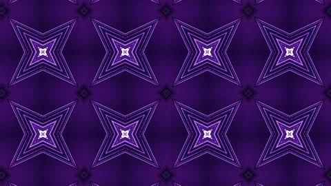 Poly Art Kaleidoscope Hypnotic Pattern Animation Footage Stock Footage 122708975