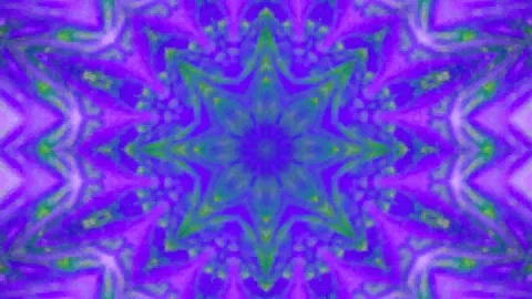 Poly Art Kaleidoscope Hypnotic Pattern Animation Footage Stock Footage 122710017