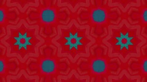 Poly Art Kaleidoscope Hypnotic Pattern Animation Footage Stock Footage 122710141