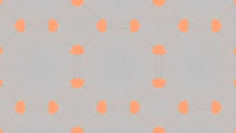 Poly Art Kaleidoscope Hypnotic Pattern Animation Footage Video stock 122710370