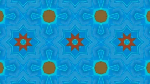 Poly Art Kaleidoscope Hypnotic Pattern Animation Footage Stock Footage 122711062