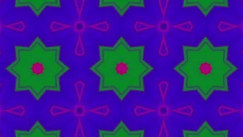 Poly Art Kaleidoscope Hypnotic Pattern Animation Footage Stock Footage 122711127