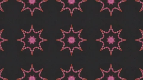 Poly Art Kaleidoscope Hypnotic Pattern Animation Footage Stock Footage 122711326