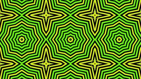 Poly Art Kaleidoscope Hypnotic Pattern Animation Footage Stock Footage 122711431