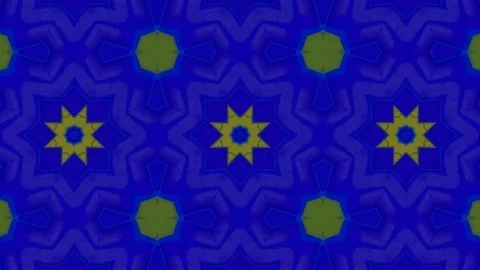 Poly Art Kaleidoscope Hypnotic Pattern Animation Footage Stock Footage 122711515