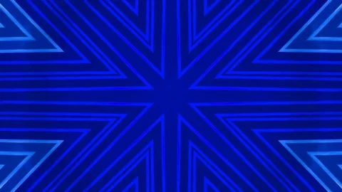 Poly Art Kaleidoscope Hypnotic Pattern Animation Footage Stock Footage 122712428