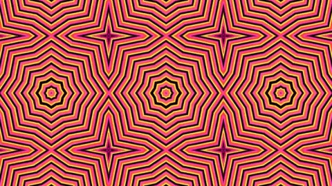 Poly Art Kaleidoscope Hypnotic Pattern Animation Footage Stock Footage 122713032