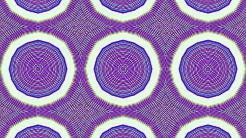 Poly Art Kaleidoscope Hypnotic Pattern Animation Footage Stock Footage 122713681