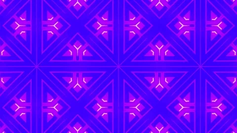 Poly Art Kaleidoscope Hypnotic Pattern Animation Footage Stock Footage 122714335