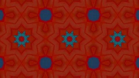 Poly Art Kaleidoscope Hypnotic Pattern Animation Footage Stock Footage 122714347