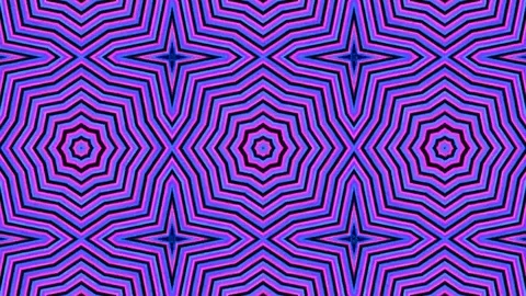 Poly Art Kaleidoscope Hypnotic Pattern Animation Footage Stock Footage 122714836