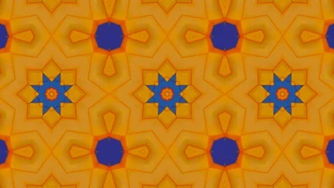 Poly Art Kaleidoscope Hypnotic Pattern Animation Footage Stock Footage 122714956