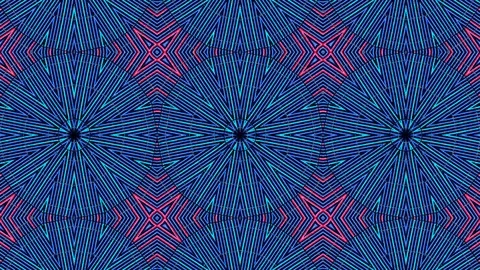 Poly Art Kaleidoscope Hypnotic Pattern Animation Footage Stock Footage 122716098