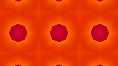 Poly Art Kaleidoscope Hypnotic Pattern Animation Footage Video stock 122716548