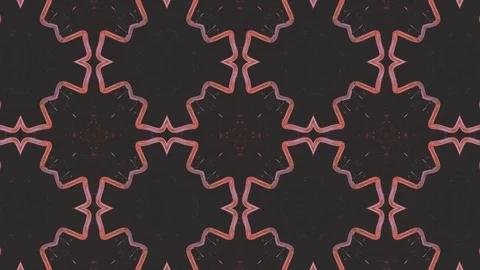 Poly Art Kaleidoscope Hypnotic Pattern Animation Footage Stock Footage 122717302