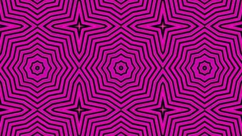 Poly Art Kaleidoscope Hypnotic Pattern Animation Footage Stock Footage 122718307