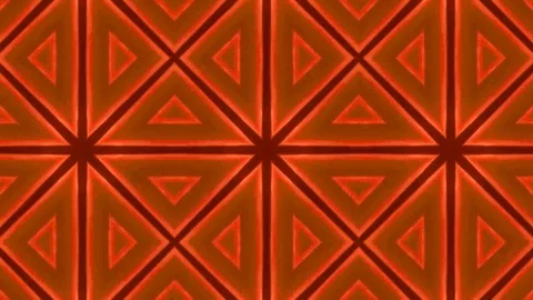 Poly Art Kaleidoscope Hypnotic Pattern Animation Footage Video stock 122718460