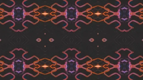 Poly Art Kaleidoscope Hypnotic Pattern Animation Footage Stock Footage 122719641