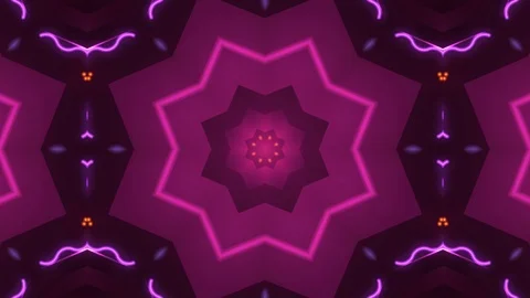 Poly Art Kaleidoscope Hypnotic Pattern Animation Footage Stock Footage 123137552