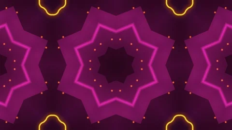 Poly Art Kaleidoscope Hypnotic Pattern Animation Footage Stock Footage 123137629