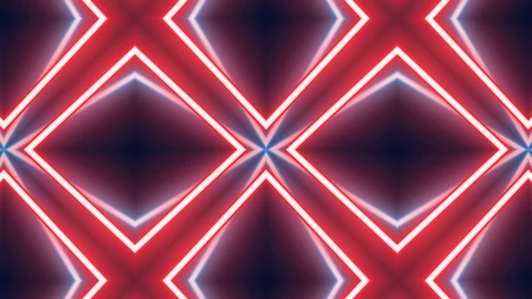 Poly Art Kaleidoscope Hypnotic Pattern Animation Footage Video stock 123137748
