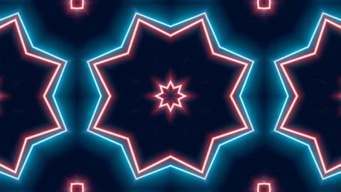 Poly Art Kaleidoscope Hypnotic Pattern Animation Footage Stock Footage 123137854