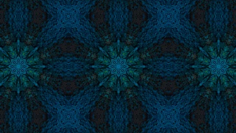 Poly Art Kaleidoscope Hypnotic Pattern Animation Footage Video stock 123137953