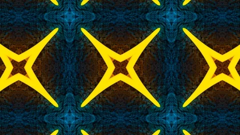 Poly Art Kaleidoscope Hypnotic Pattern Animation Footage Stock Footage 123138072
