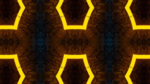 Poly Art Kaleidoscope Hypnotic Pattern Animation Footage Stock Footage 123138168