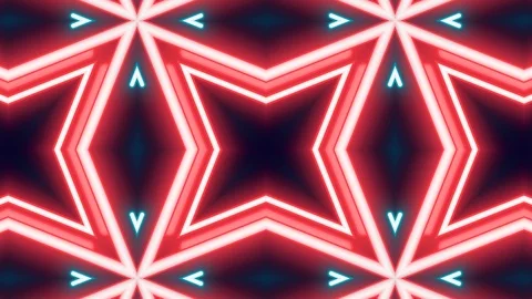 Poly Art Kaleidoscope Hypnotic Pattern Animation Footage Stock Footage 123138212