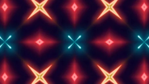 Poly Art Kaleidoscope Hypnotic Pattern Animation Footage Stock Footage 123138240
