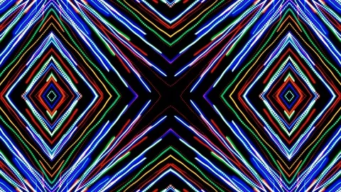 Poly Art Kaleidoscope Hypnotic Pattern Animation Footage Stock Footage 123138788