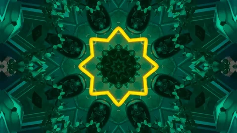 Poly Art Kaleidoscope Hypnotic Pattern Animation Footage Stock Footage 123143003